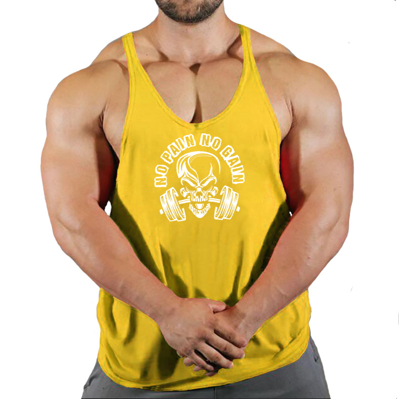 Tank Top pria tanpa lengan, ka - Tank Top Muscle ulasan dan harga