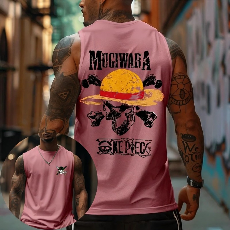 Tank Top One Piece Mugiwara St - Tank Top Muscle ulasan dan harga